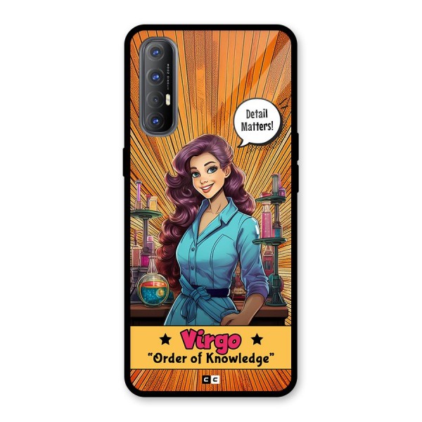 Virgo Order Glass Back Case for Oppo Reno3 Pro