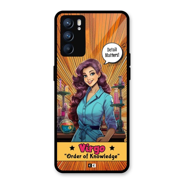 Virgo Order Glass Back Case for Oppo Reno6 5G