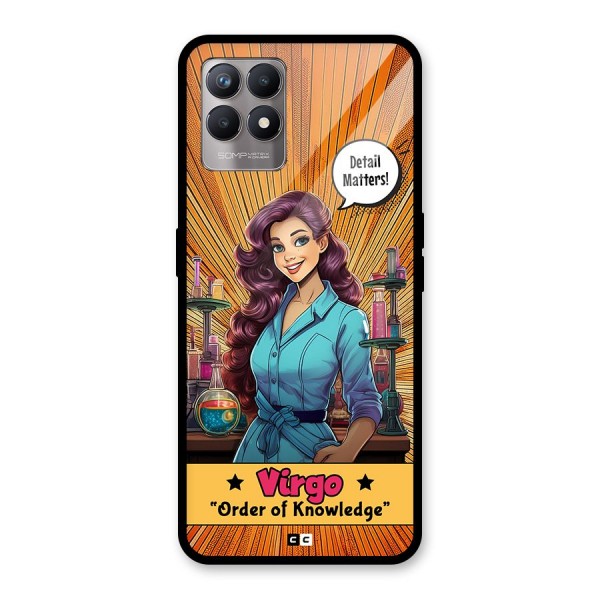 Virgo Order Glass Back Case for Realme 8i