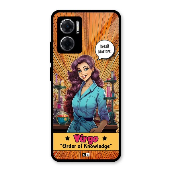 Virgo Order Glass Back Case for Redmi 11 Prime 5G