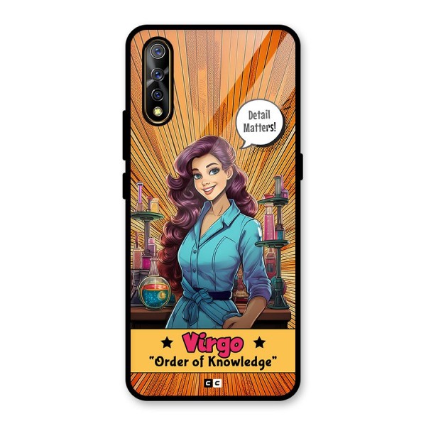 Virgo Order Glass Back Case for Vivo S1