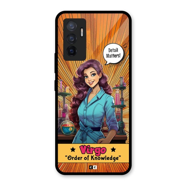 Virgo Order Glass Back Case for Vivo V23e