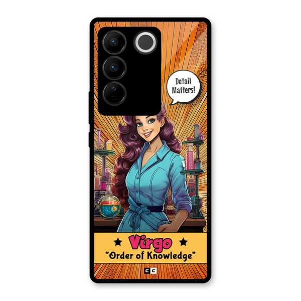 Virgo Order Glass Back Case for Vivo V27