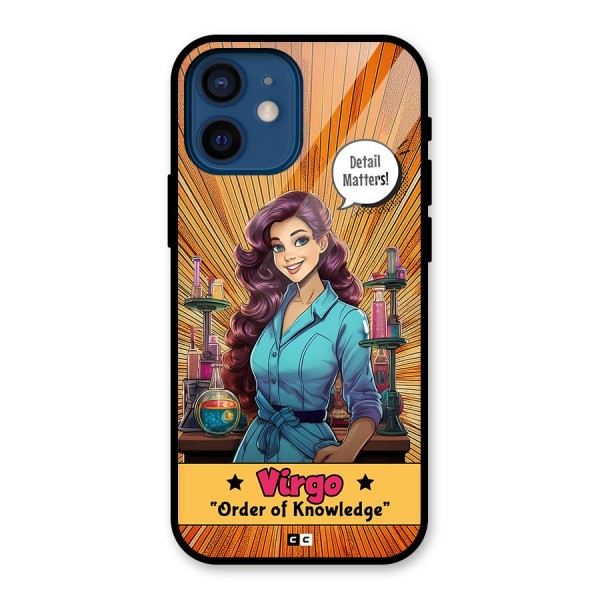 Virgo Order Glass Back Case for iPhone 12 Mini