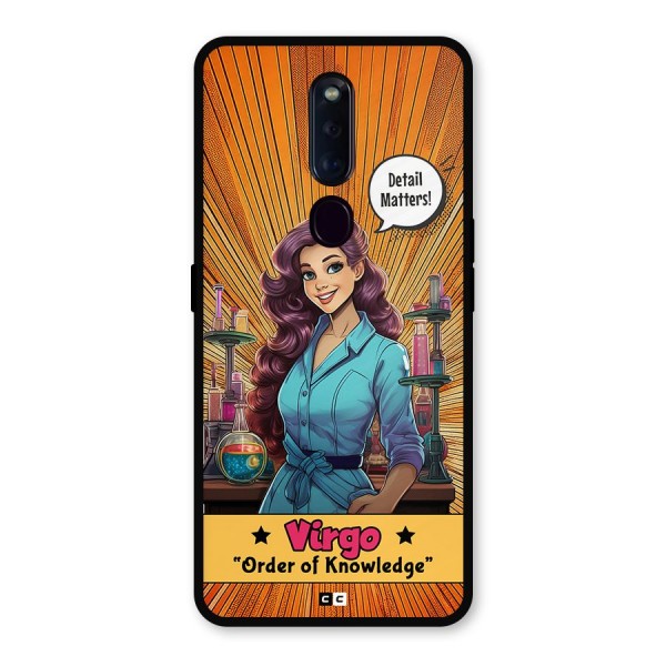 Virgo Order Metal Back Case for Oppo F11 Pro