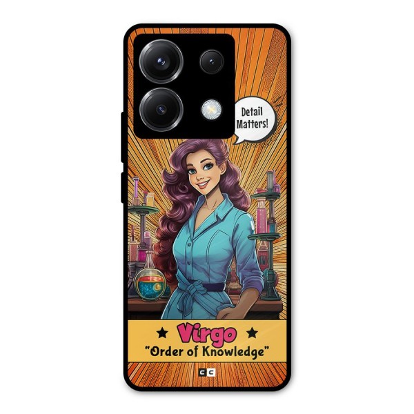 Virgo Order Metal Back Case for Poco X6