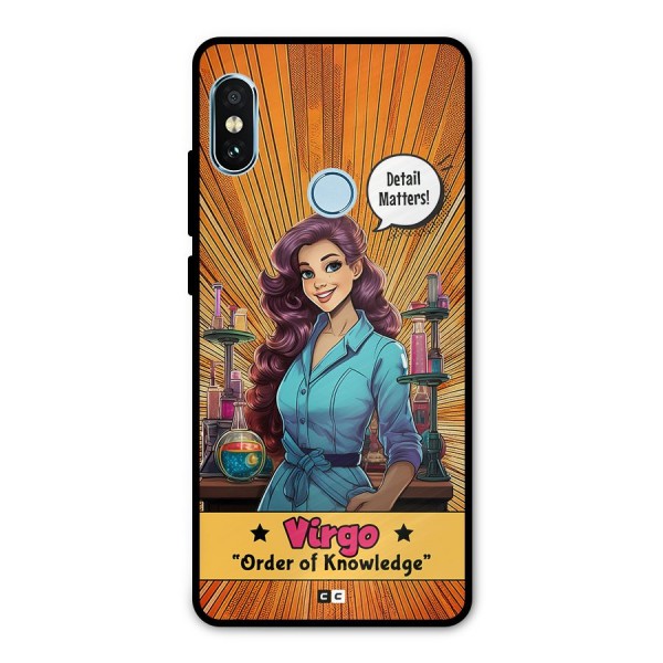 Virgo Order Metal Back Case for Redmi Note 5 Pro