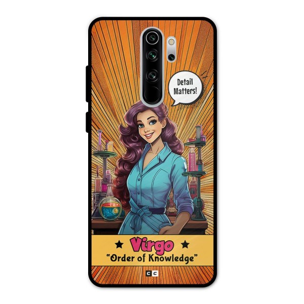 Virgo Order Metal Back Case for Redmi Note 8 Pro