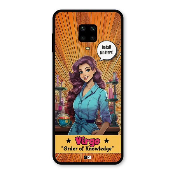 Virgo Order Metal Back Case for Redmi Note 9 Pro Max