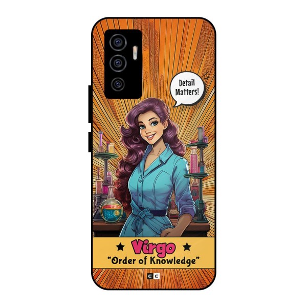 Virgo Order Metal Back Case for Vivo V23e