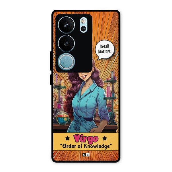 Virgo Order Metal Back Case for Vivo V29
