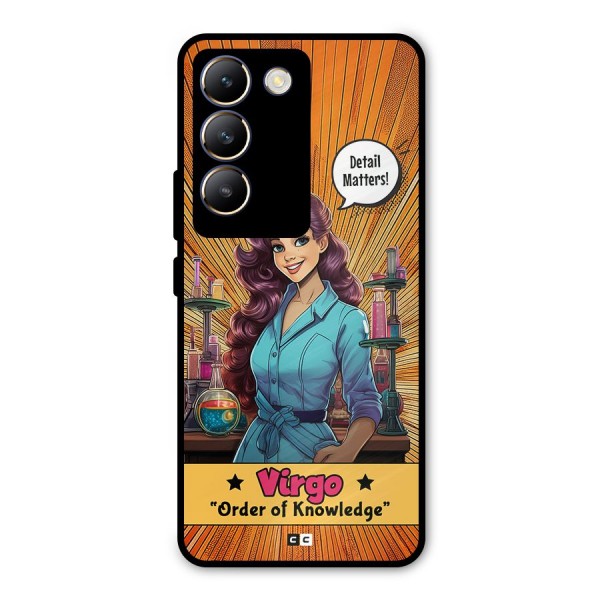 Virgo Order Metal Back Case for Vivo Y200e