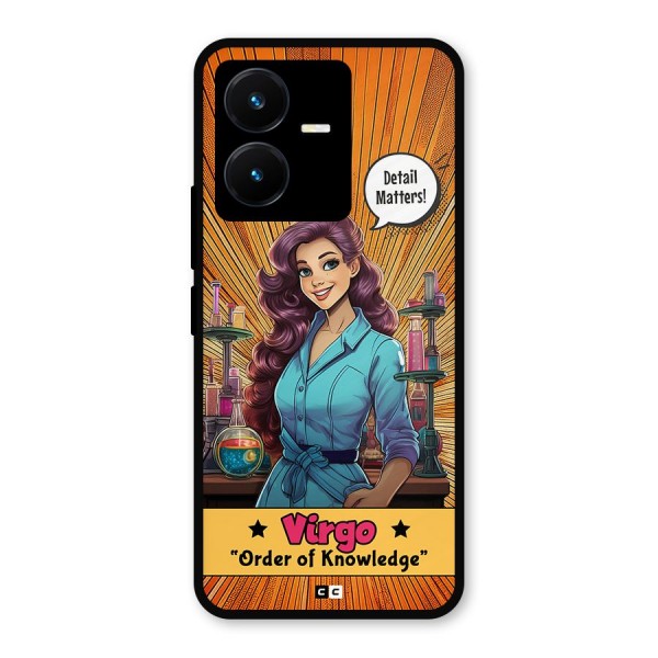 Virgo Order Metal Back Case for Vivo Y22