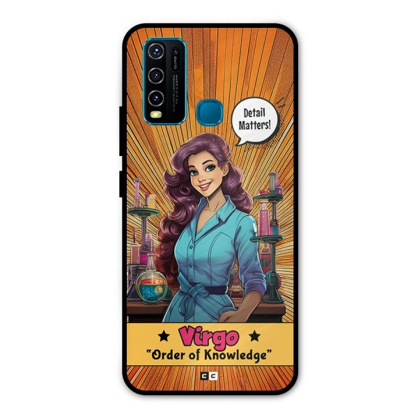 Virgo Order Metal Back Case for Vivo Y50