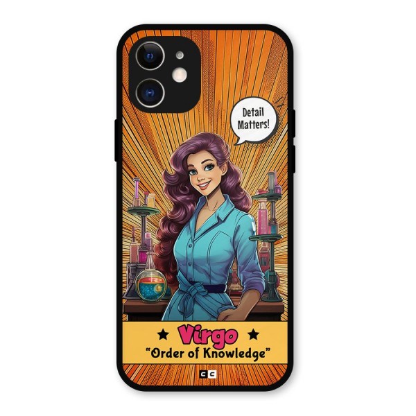 Virgo Order Metal Back Case for iPhone 12