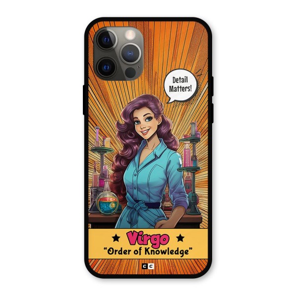 Virgo Order Metal Back Case for iPhone 12 Pro