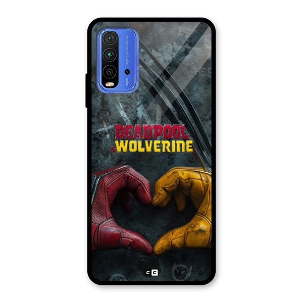 Wade Love Logan Glass Back Case for Redmi 9 Power