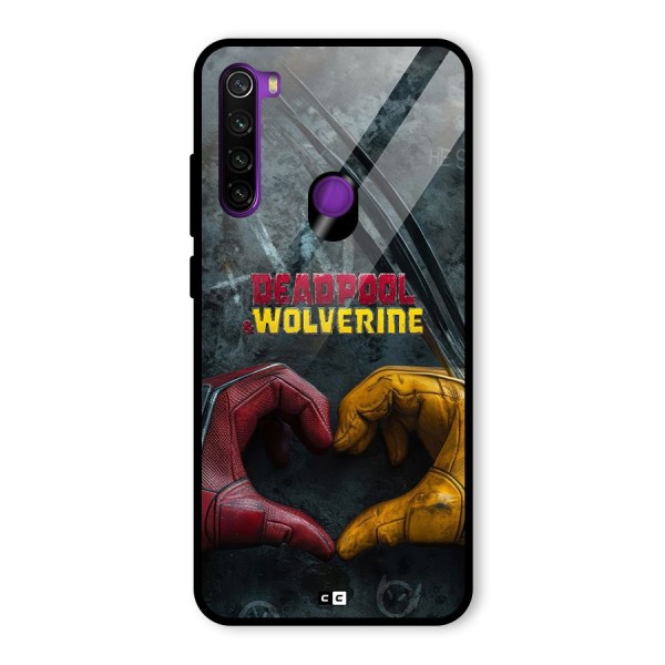 Wade Love Logan Glass Back Case for Redmi Note 8