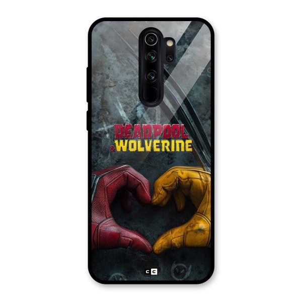 Wade Love Logan Glass Back Case for Redmi Note 8 Pro