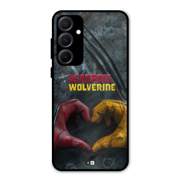 Wade Love Logan Metal Back Case for Galaxy A35