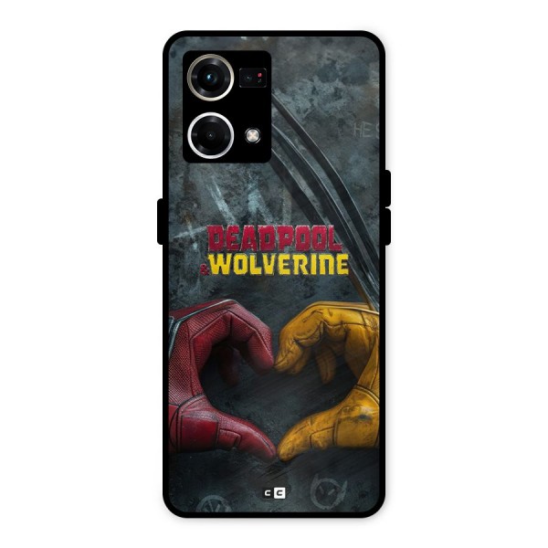 Wade Love Logan Metal Back Case for Oppo F21 Pro 4G