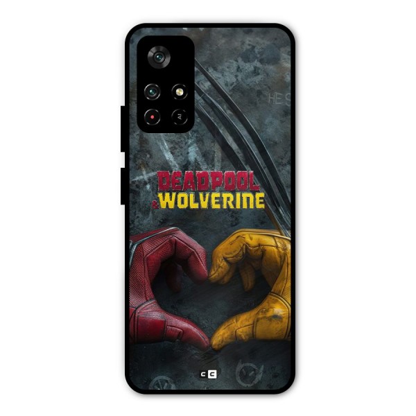 Wade Love Logan Metal Back Case for Poco M4 Pro 5G