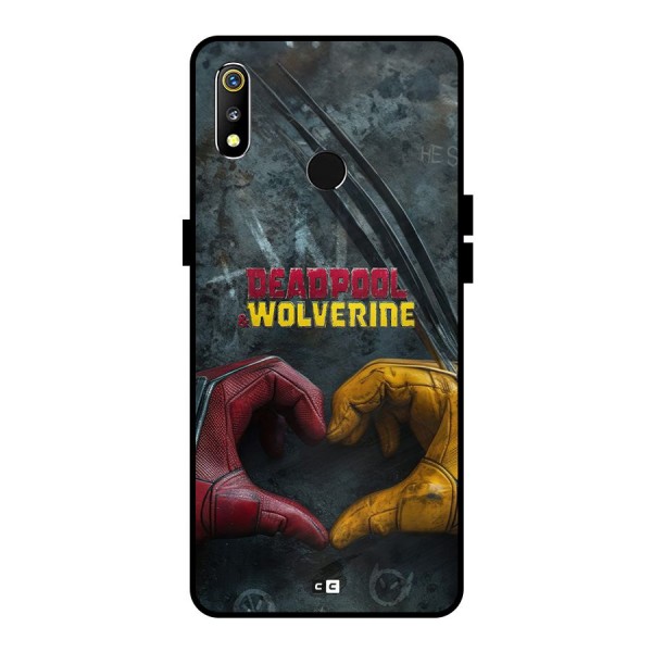 Wade Love Logan Metal Back Case for Realme 3