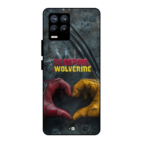 Wade Love Logan Metal Back Case for Realme 8 Pro