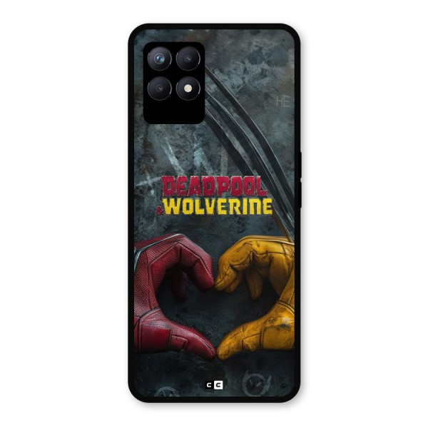 Wade Love Logan Metal Back Case for Realme 8i