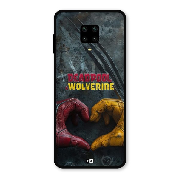 Wade Love Logan Metal Back Case for Redmi Note 9 Pro Max