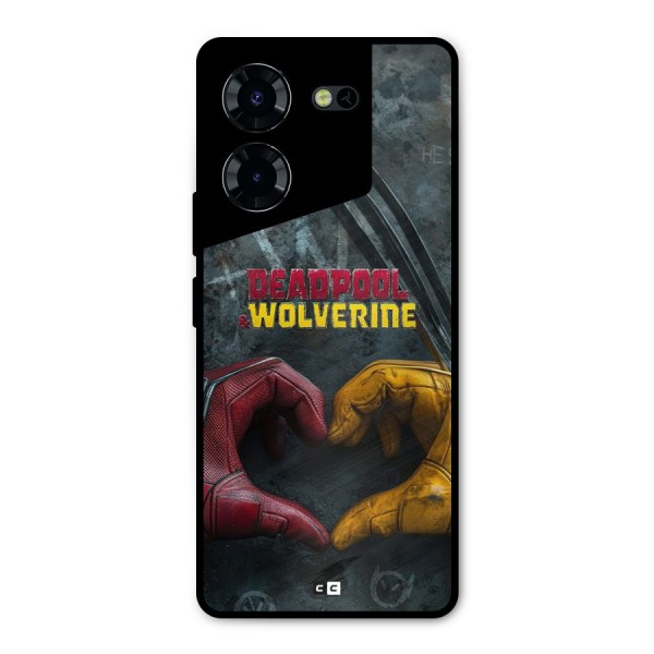 Wade Love Logan Metal Back Case for Tecno Pova 5 Pro 5G