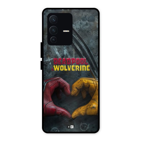 Wade Love Logan Metal Back Case for Vivo V23 5G