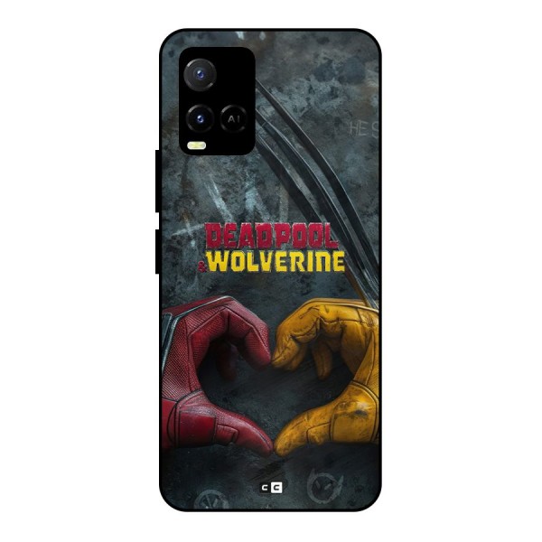 Wade Love Logan Metal Back Case for Vivo Y21 2021