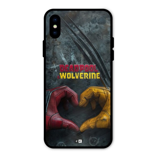 Wade Love Logan Metal Back Case for iPhone XS