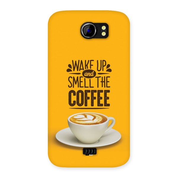 Wake Up Coffee Back Case for Canvas 2 A110