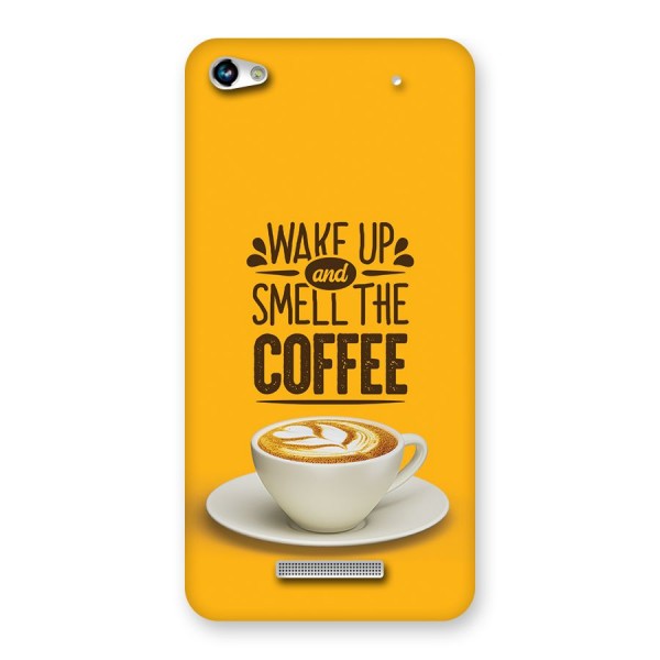 Wake Up Coffee Back Case for Canvas Hue 2 A316