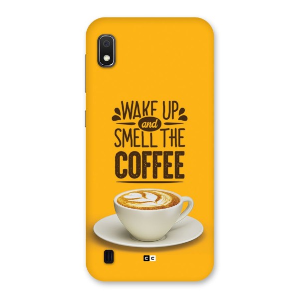 Wake Up Coffee Back Case for Galaxy A10