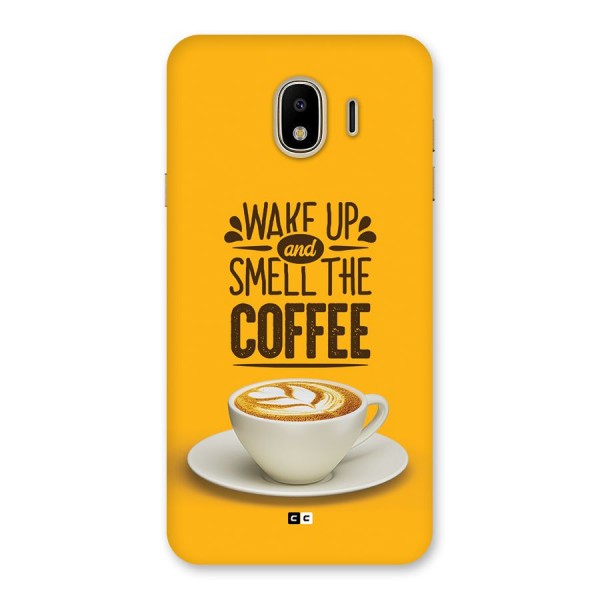 Wake Up Coffee Back Case for Galaxy J4