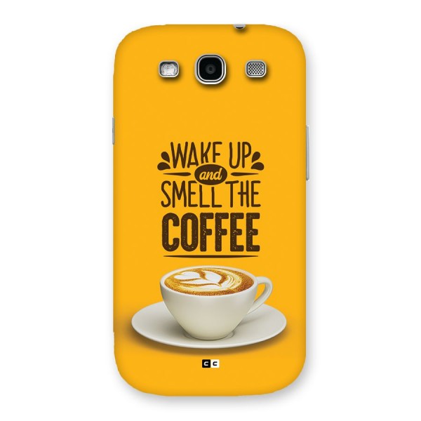 Wake Up Coffee Back Case for Galaxy S3