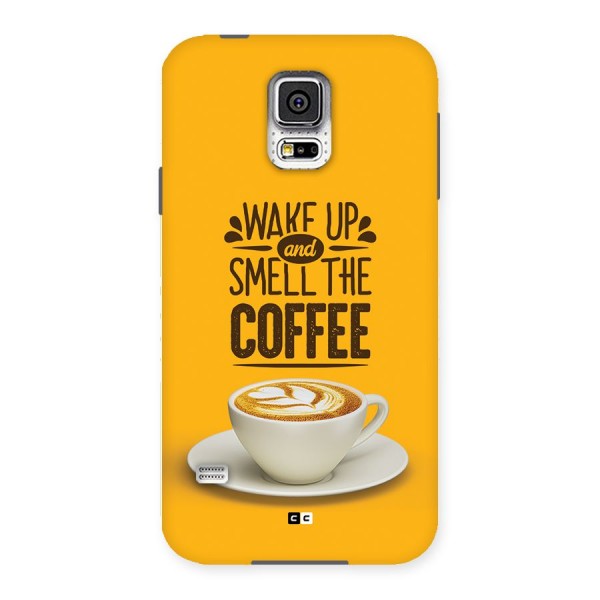 Wake Up Coffee Back Case for Galaxy S5