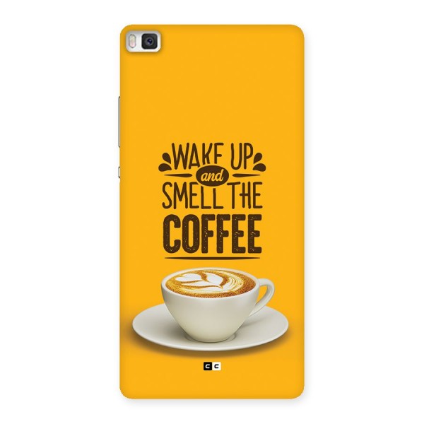 Wake Up Coffee Back Case for Huawei P8