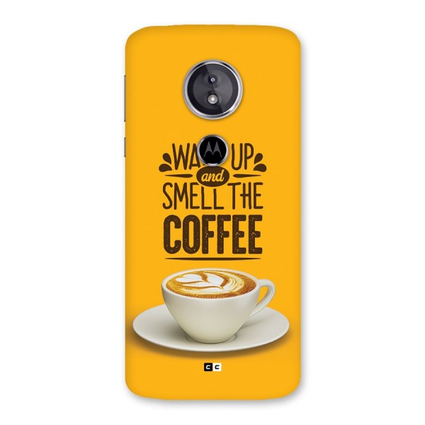 Wake Up Coffee Back Case for Moto E5