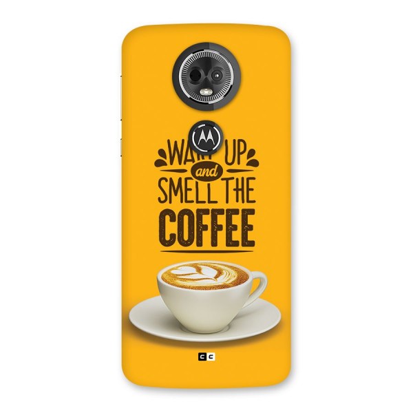 Wake Up Coffee Back Case for Moto E5 Plus