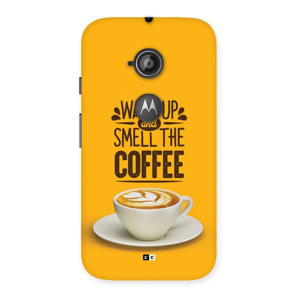 Wake Up Coffee Back Case for Moto E 2nd Gen