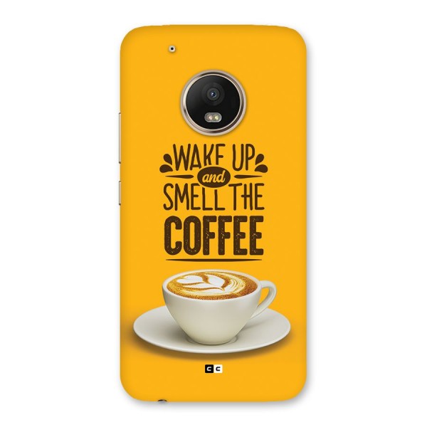 Wake Up Coffee Back Case for Moto G5 Plus