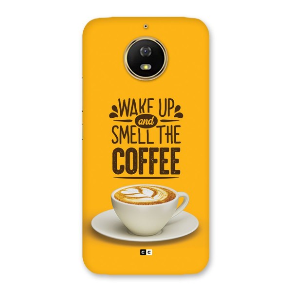 Wake Up Coffee Back Case for Moto G5s