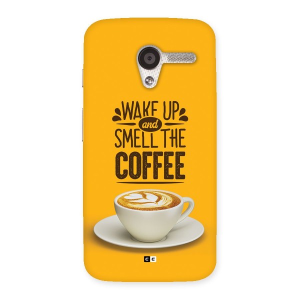 Wake Up Coffee Back Case for Moto X
