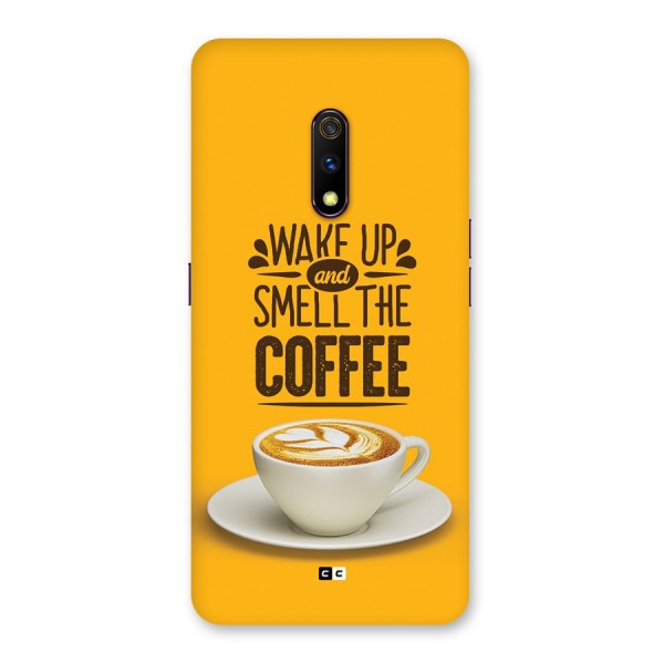 Wake Up Coffee Back Case for Realme X
