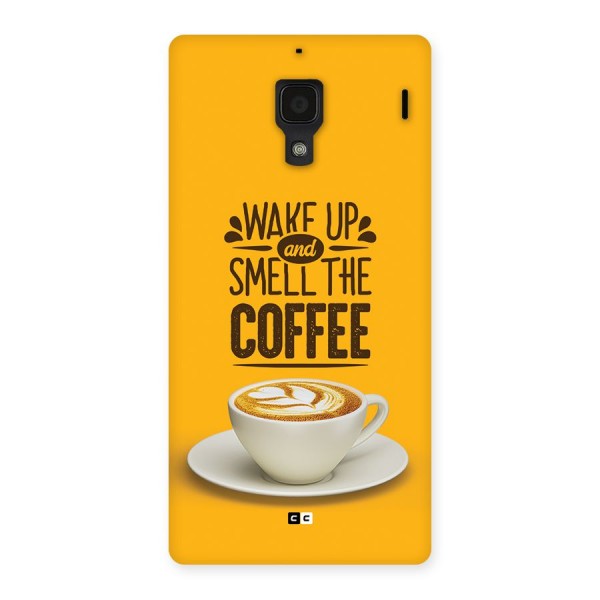 Wake Up Coffee Back Case for Redmi 1s