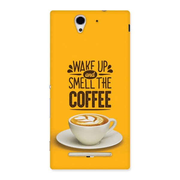 Wake Up Coffee Back Case for Xperia C3